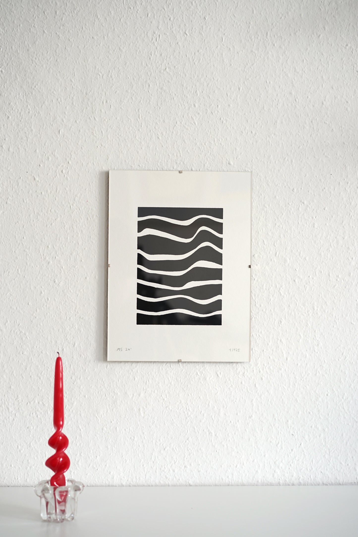 "schwarz 2" / original Linoldruck